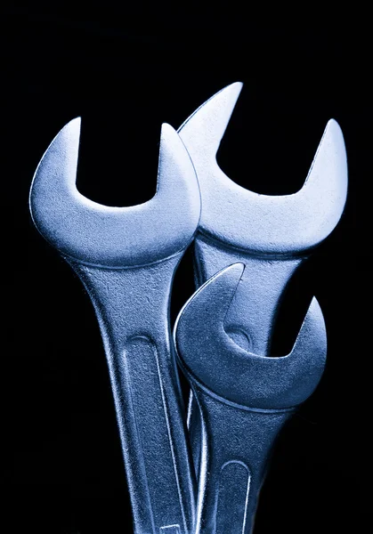 Metallic wrenches — Stock Photo, Image