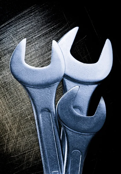 Metallic wrenches — Stock Photo, Image