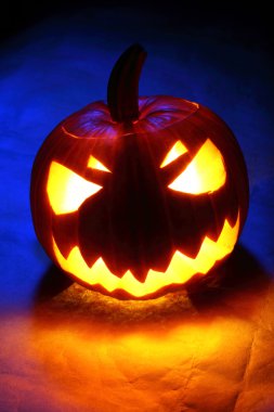 kızgın halloween balkabağı