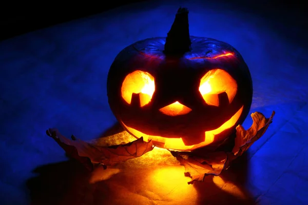 Funny Halloween citrouille — Photo