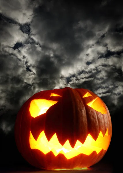 Arg halloween pumpa — Stockfoto