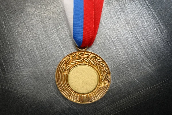 Металлическая медаль — стоковое фото