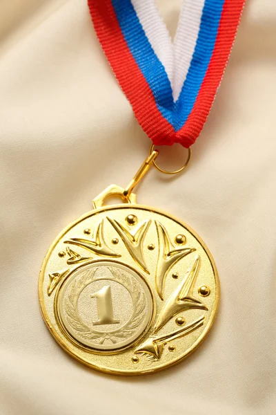 Πρώτη θέση μετάλλων μετάλλιο — Φωτογραφία Αρχείου