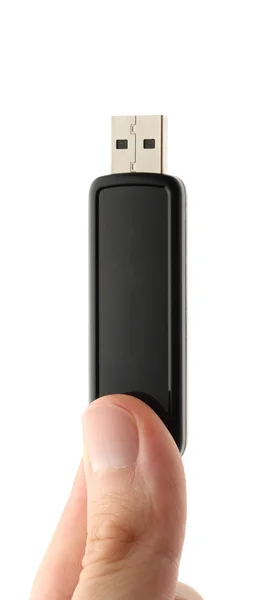 Usb 闪存在手 — 图库照片