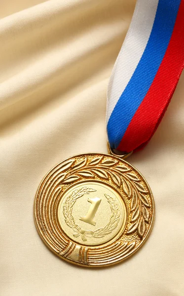 Metall-Medaille erster Stelle金属奖牌第一名 — 图库照片