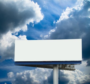 boş sokak billboard