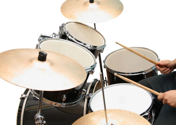 Drum and bass set — Stock Photo, Image