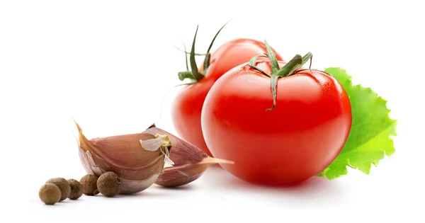 西红柿、 洋葱、 辣椒 — 图库照片