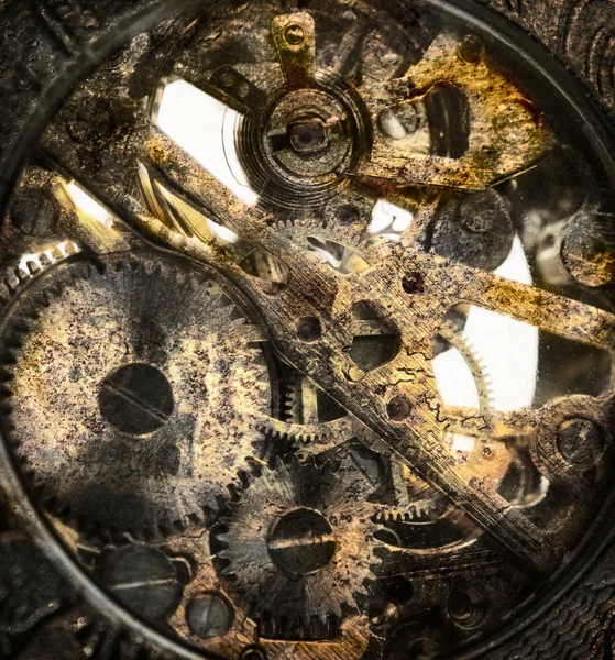 Clockwork inuti — Stockfoto