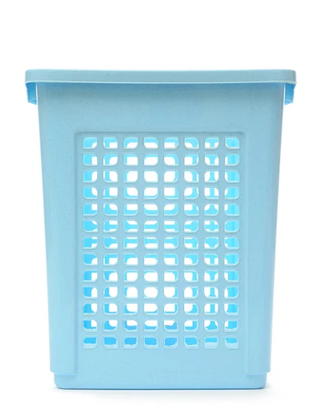 Blue plastic basket — Stock Photo, Image