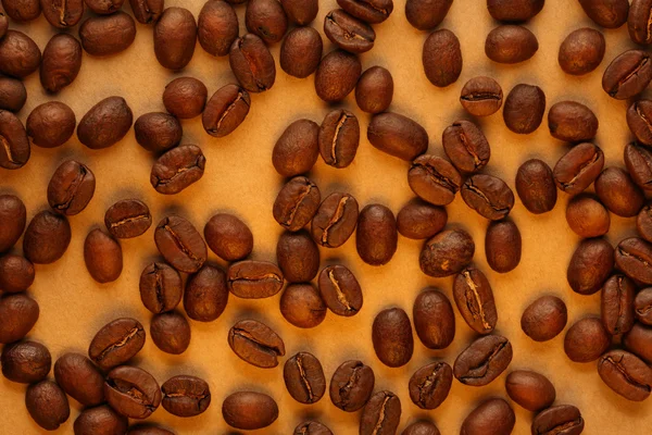Kahverengi kahve çekirdeği — Stok fotoğraf