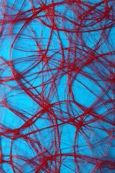 Czerwony włókienniczych netto — Zdjęcie stockowe