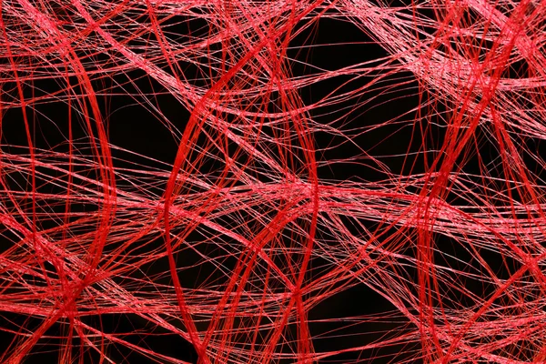 Röd netto textil — Stockfoto