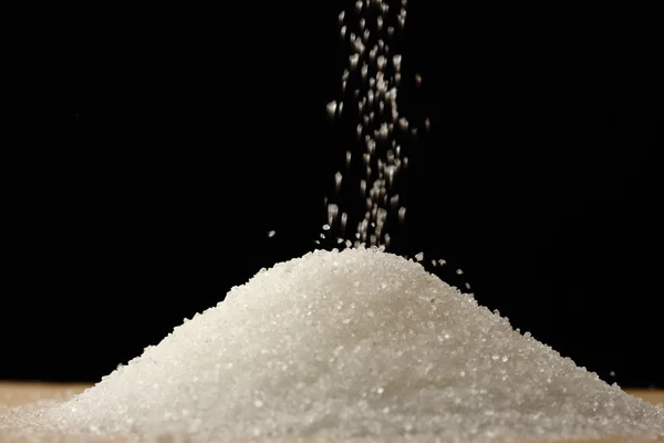 Flow of white sugar — Stock Photo, Image