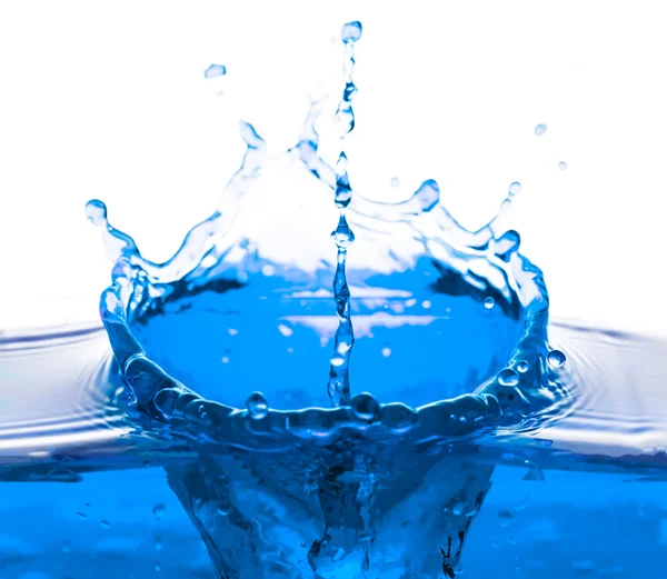 Stänk av vatten droppa — Stockfoto