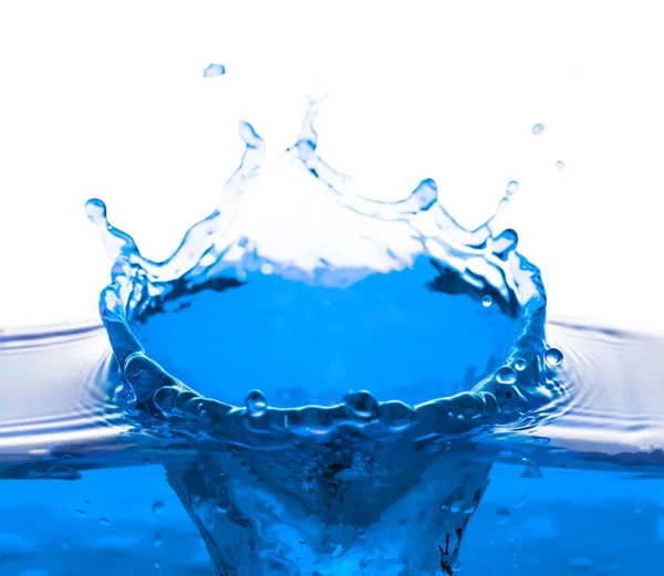 Stänk av vatten droppa — Stockfoto