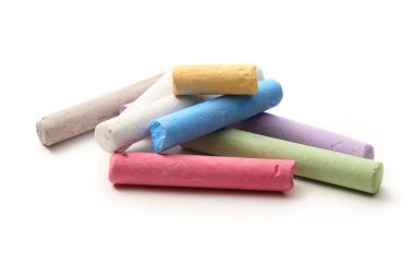 yığın pastel tebeşirler