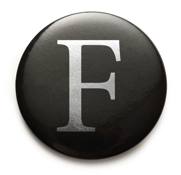 Latin letter F — Stock Photo, Image