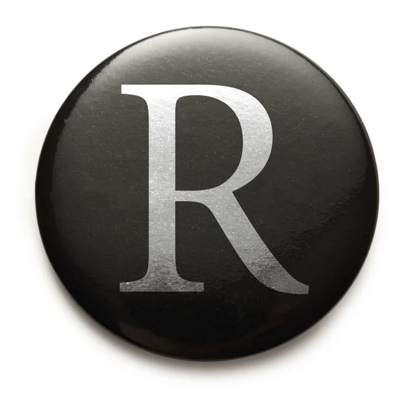 Latin letter R — Stock Photo, Image