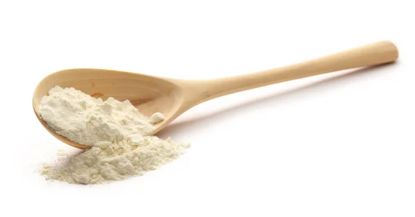 tahta kaşık beyaz buğday unu