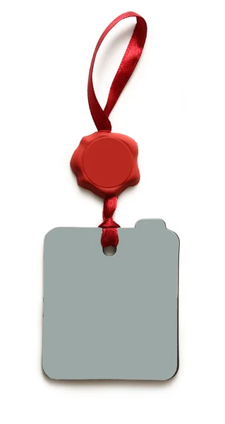 Blank sealed badge — Stock Photo, Image
