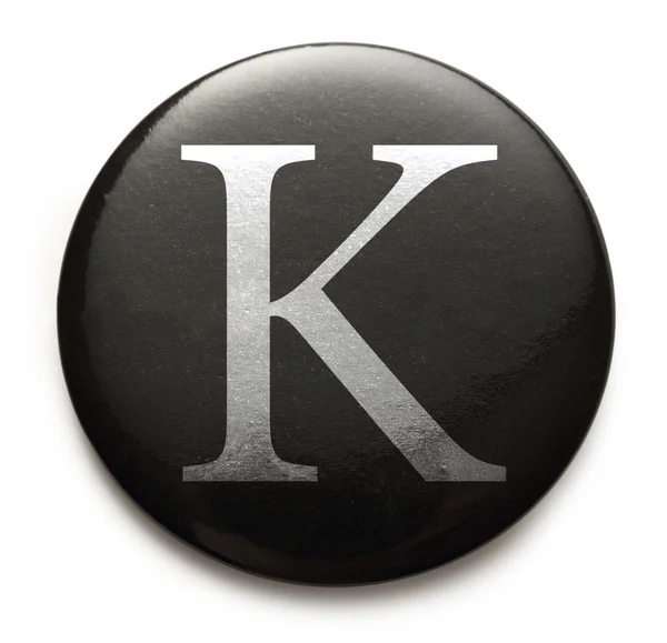 Latin letter K — Stock Photo, Image