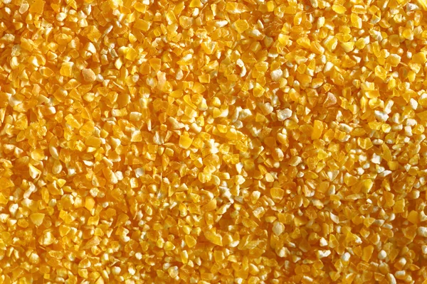 Žlutá roztříštěné kukuřice — Stock fotografie