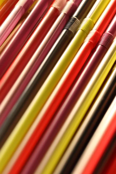 Colorful cocktail straws — Stock Photo, Image