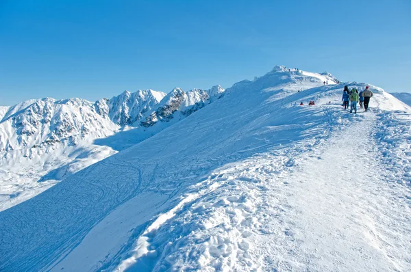 Procházka vrcholy tatra. — Stock fotografie