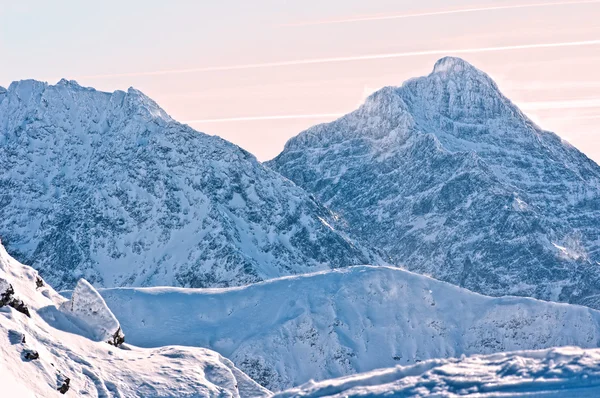 冬の美しいタトラ山脈. — ストック写真