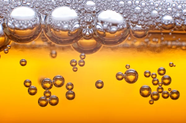 Beer bubbles. — Stock Photo, Image