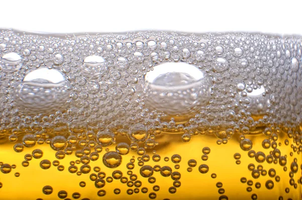 Beer bubbles. — Stock Photo, Image