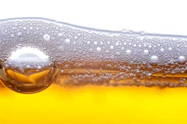 Beer bubbles. — Stock Photo, Image