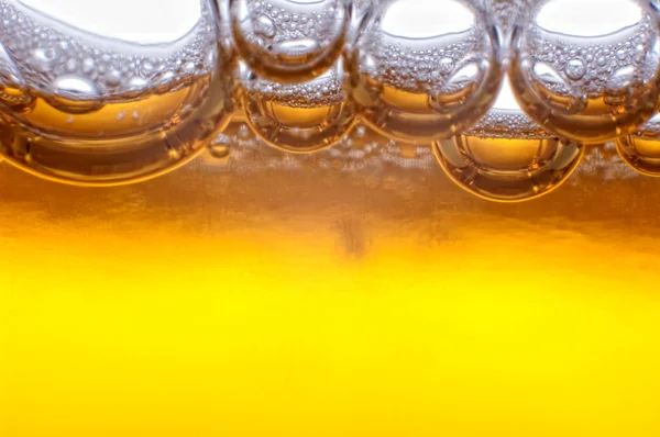 Beer bubbles. — Stock Photo, Image