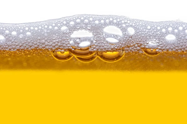 Beer bubbles. — Stock Photo, Image