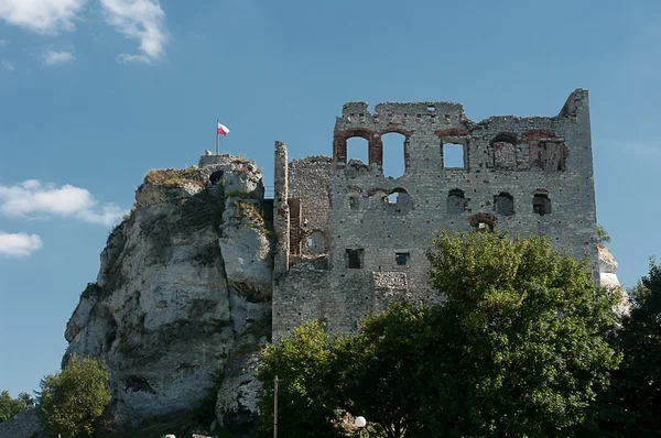 De ruïnes van het kasteel. — Stockfoto