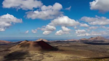 Caldera Colorada ve Timanfaya Ulusal Parkı, Lanzarote, İspanya