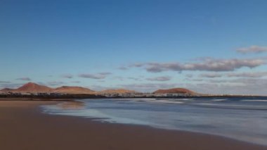 Famara Sahili ve El Jable Çölü, Lanzarote, İspanya