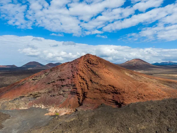 西班牙兰萨罗特岛的Volcan Bermeja — 图库照片