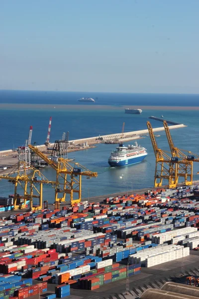 Porto marittimo di Barcellona — Foto Stock