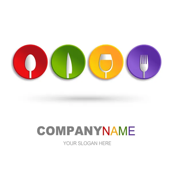 Food service icon design — Stock Photo, Image