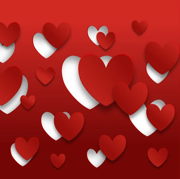 Valentine Day Hearts background — Stock Photo, Image