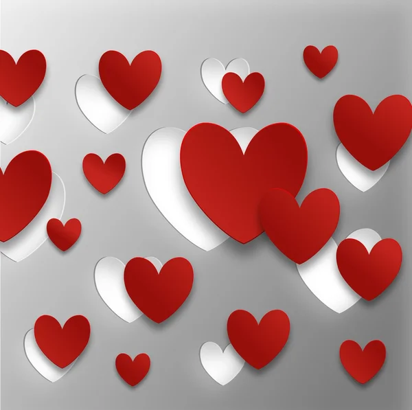 Valentine Day Hearts background — Stock Photo, Image