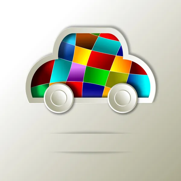 Auto. abstracte logo ontwerp — Stockfoto