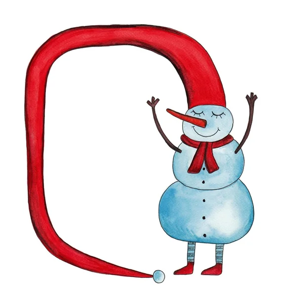 Snowman — Stock Photo, Image