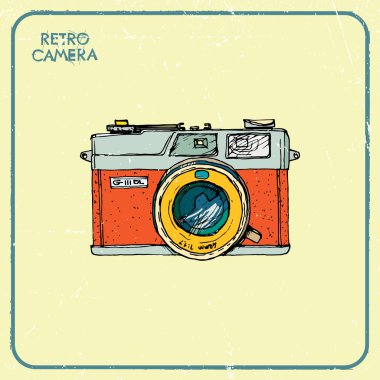 Retro kamera.