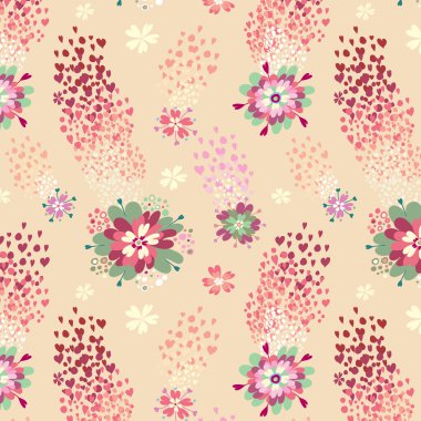 Kusursuz çiçek deseni