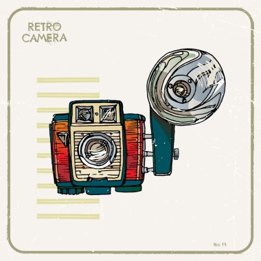 Vintage fotoğraf makinesi