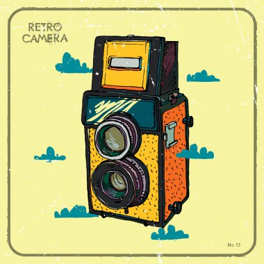 Vintage fotoğraf makinesi