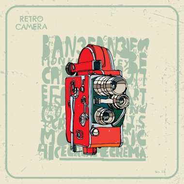 Vintage fotoğraf makinesi